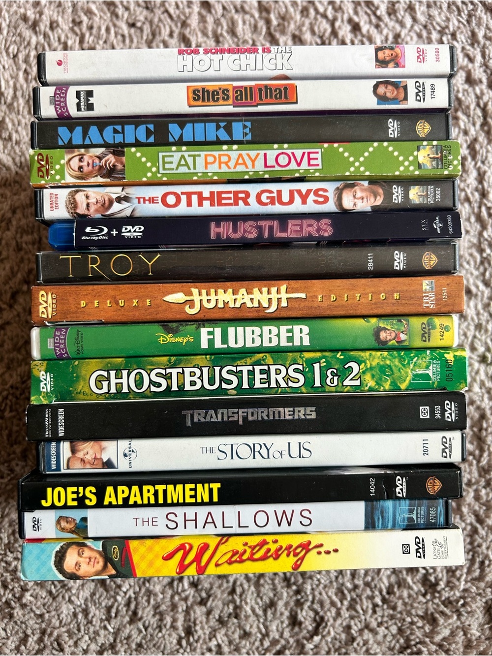 Mixed Movie DVDs & Blu‑ray Collection